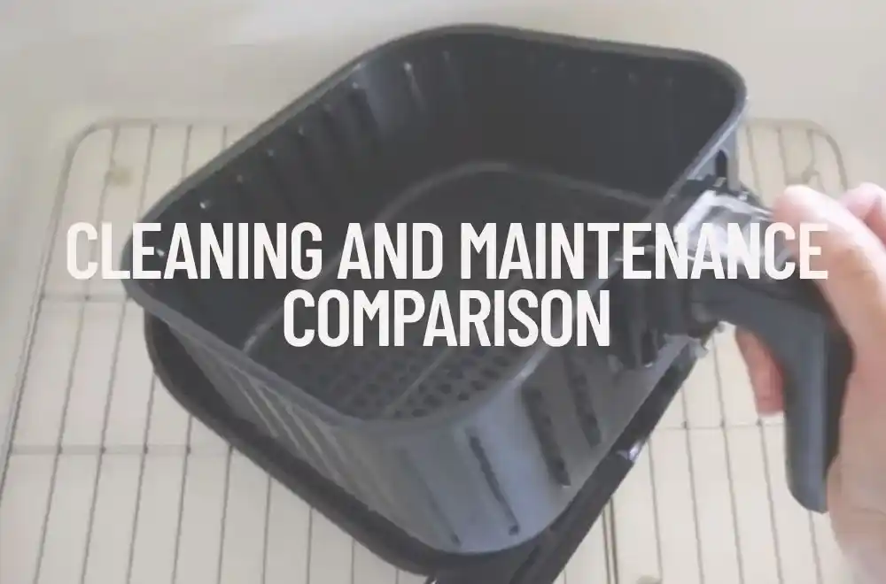 air fryer cleaning comparison