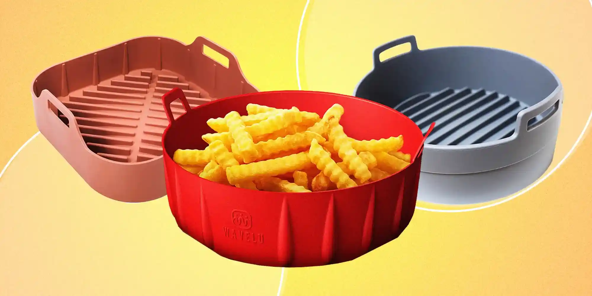 reusable silicone air fryer liners