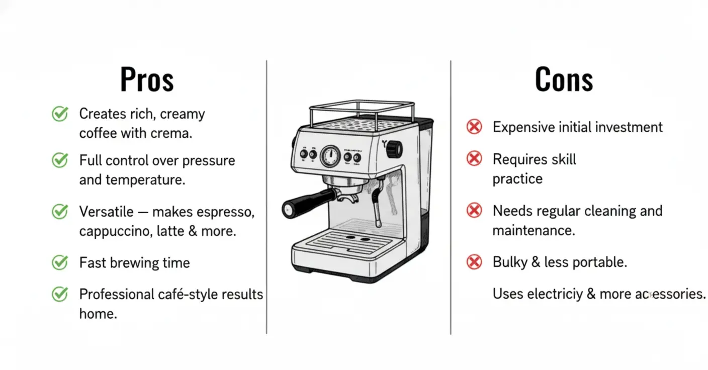pros and cons of espresso