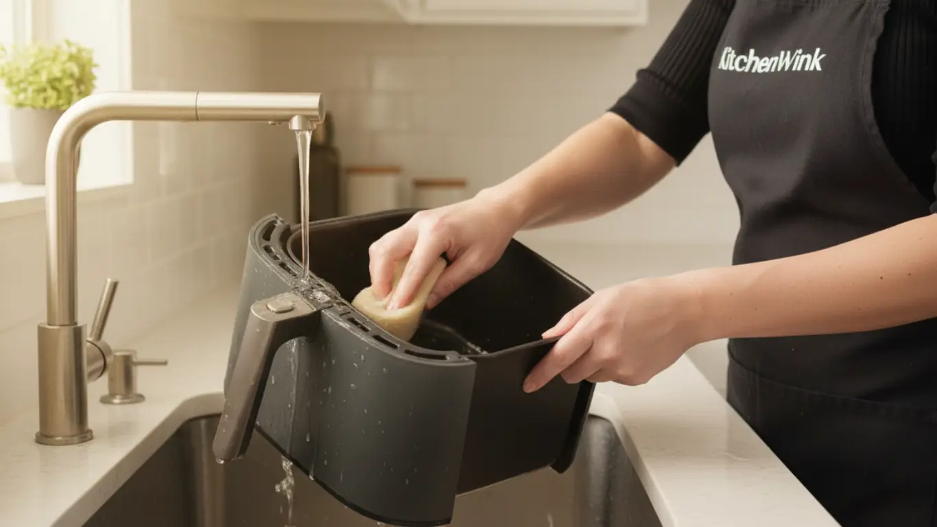 how to clean cosori air fryer basket