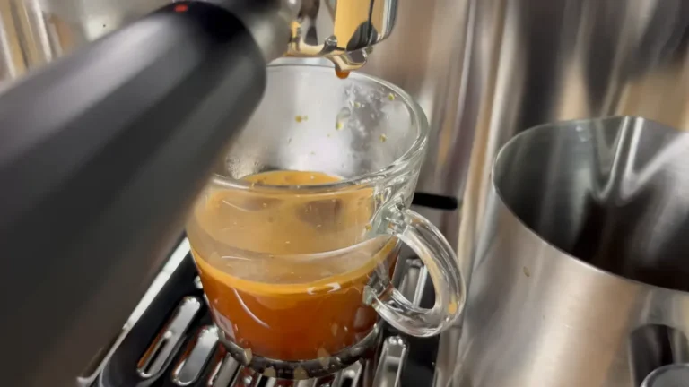 making coffee with coffee maker